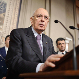 Il Presidente della Repubblica, Giorgio Napolitano (Italy Photo Press)