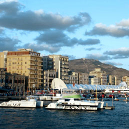 Coppa America: regata nel porto di Trapani del 2005 (Olycom)