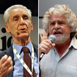 Stefano Rodotà e Beppe Grillo