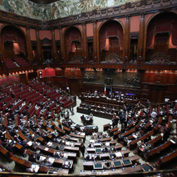 Nella foto l'Aula della Camera dei Deputati