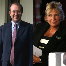 Vincenzo Fortunato, Elisabetta Spitz (Imagoeconomica/Ansa)