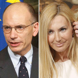 Enrico Letta e Micaela Biancofiore