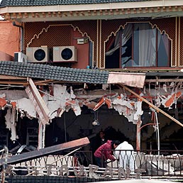 Bomba esplode in un caff di Marrakech. Numerose vittime(Reuters)