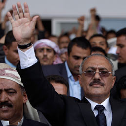 Il presidente dell' Yemen Ali Abdullah Saleh (Ap)