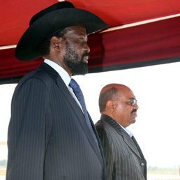 Salvar Kir e Omar Hassan al-Bashir (Epa)