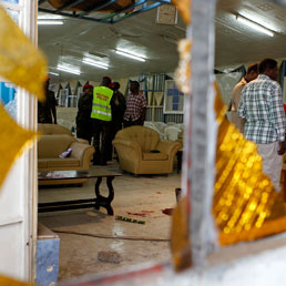 La chiesa di Nairobi dove ha avuto luogo l'attentato (foto Reuters)