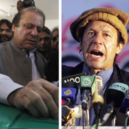 Sharif-Nawaz - Imran-Khan (Reuters)