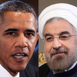 Il presidente degli Stati Uniti, Barack Obama e il presidente iraniano, Hassan Rohani (Epa)