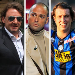 Beppe Signori, Stefano Bettarini e Cristiano Doni