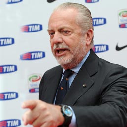 Il presidente del Napoli Aurelio De Laurentiis (Ansa)