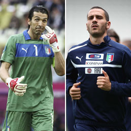 Gianluigi Buffon e Leonardo Bonucci