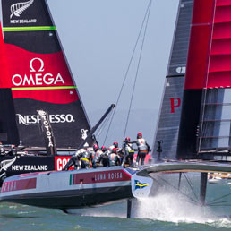 Vuitton Cup, New Zealand strapazza Luna Rossa nella prima vera regata