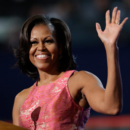 MIchelle Obama alla convention democratica di Charlotte (Ap)