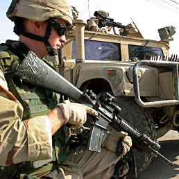 Nella foto di repertorio militari Usa in Africa (Ansa)