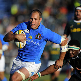 Il capitano azzurro Sergio Parisse