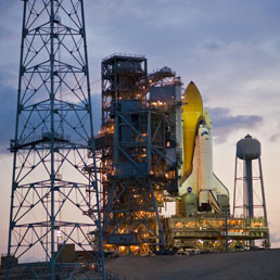 L'ultimo viaggio dello Shuttle con il tricolore nello spazio