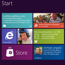 Computex Windows 8 start menu
