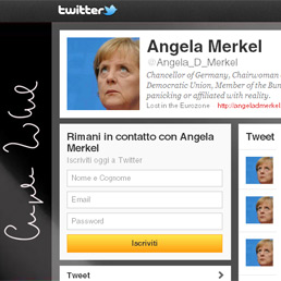 La finta Angela Merkel, gli impostori di twitter e il conto alla rovescia di Obama