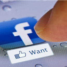 Facebook: dal like al want il passo  breve