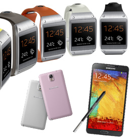 Galaxy Gear e Note 3 in vendita: ecco come funzionano e come sono fatti - Samsung, a ottobre lo smartphone a schermo curvo