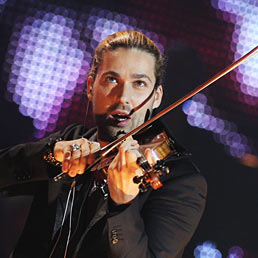 Il violinista tedesco-americano David Garrett (Ansa)