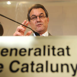 Nella foto, Artur Mas, da due anni presidente della Generalitat de Catalunia (AFP Photo)