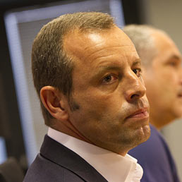 Il presidente del Barcellona, Sandro Rosell (AFP Photo)