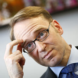 Herr Nein resta isolato nella Bce. Nella foto il presidente della Bundesbank, Jens Weidmann (Reuters)